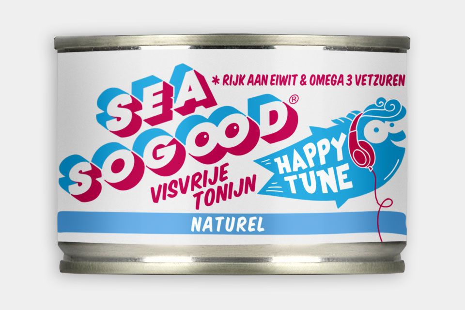 Blikje visvrije tonijn van Seasogood