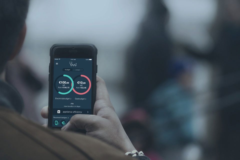 Ynni tool van NET2GRID op smartphone