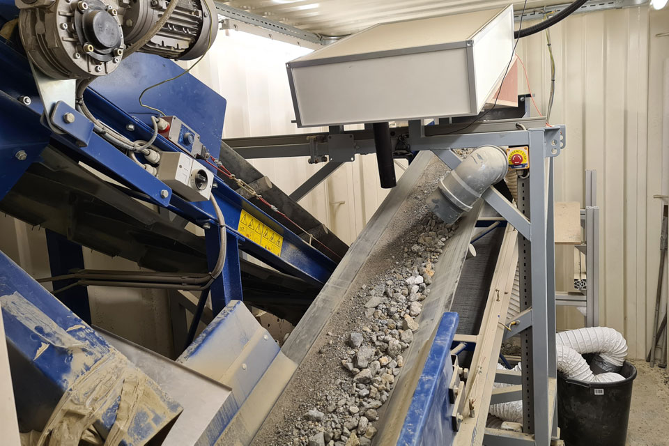 SPECTRAL LIBS sensor van Spectral Industrie in bedrijf
