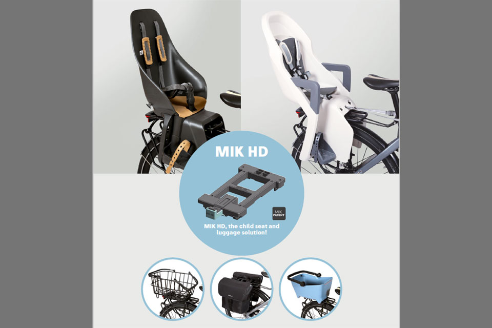 Fietskinderzitjes en Basil MIK systeem