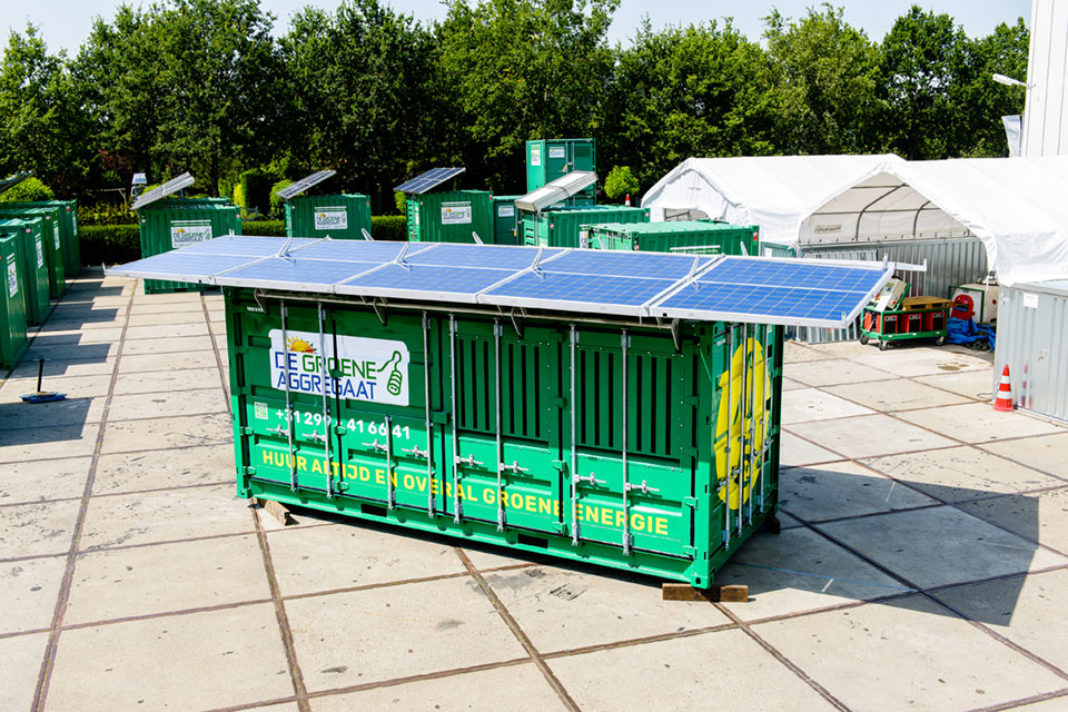 De groene Aggregaat van Maru Systems