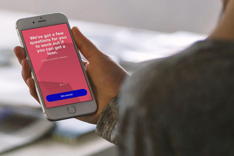 Toepassing CreditRobo op smartphone