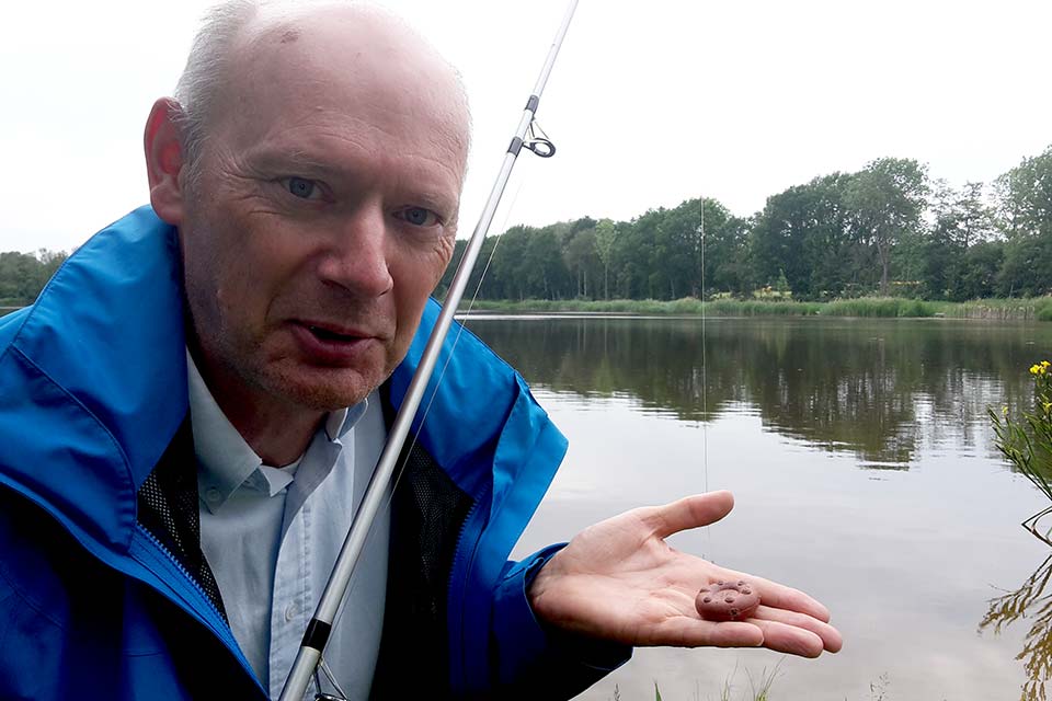 Jos Lobee met loodvrij visgewicht