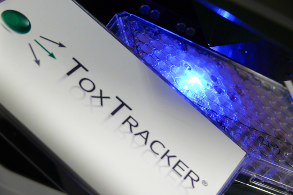 Close-up van de Toxtracker