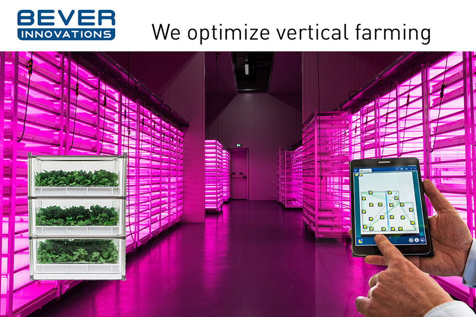 De Leaf Carrier kweekoplossing pluis bedieningspaneel op tablet