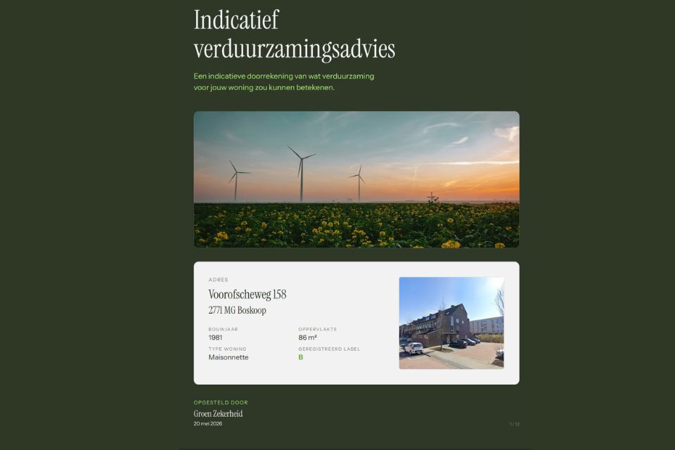 Altum AI bv - Altum AI verduurzamingsdataplatform met geodata en subsidie-logica voor de hypotheekketen.