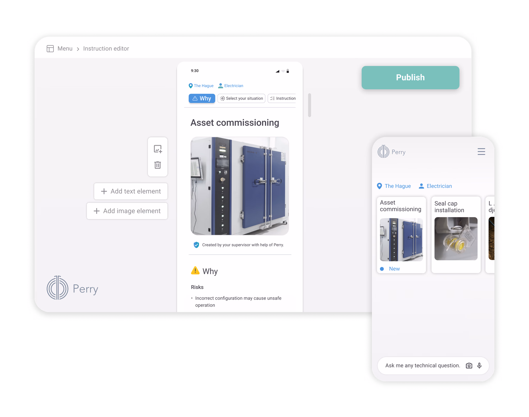 Perry Works bv - Perry: het AI platform voor technisch werk